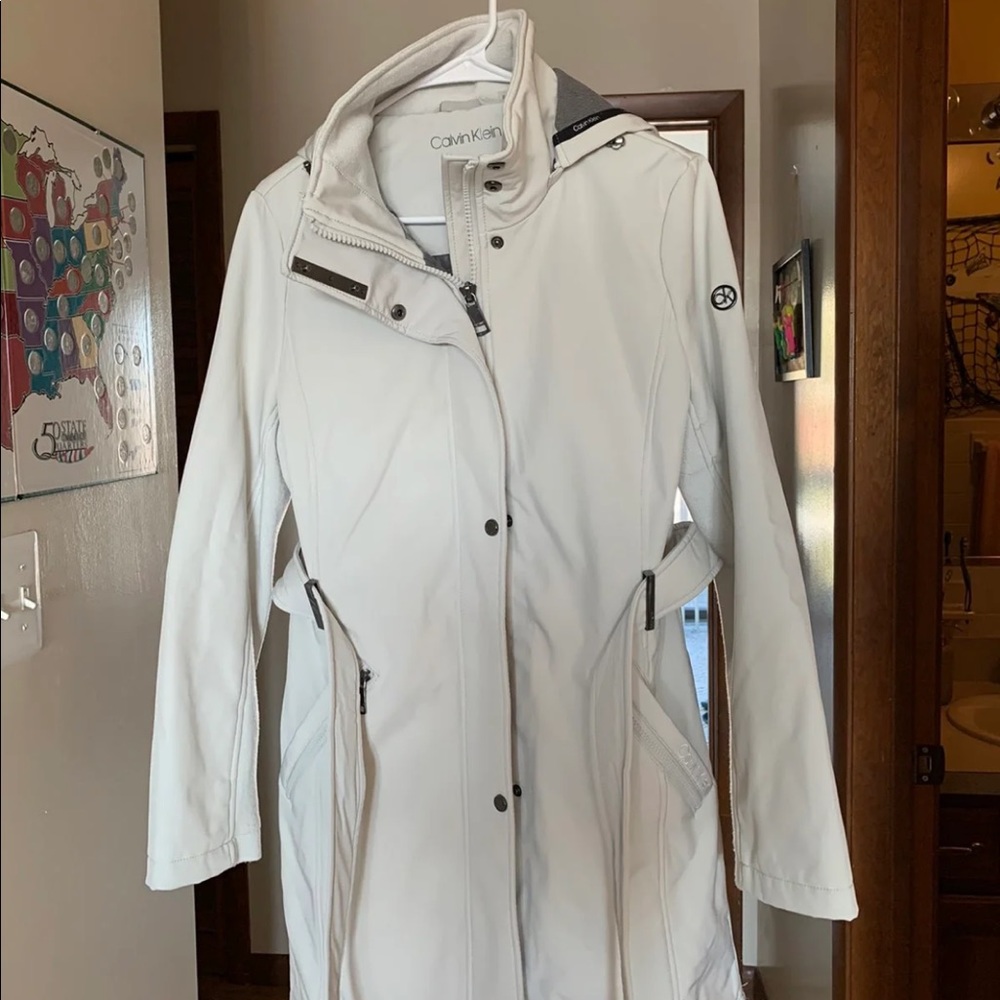Calvin klein coat fleece size S